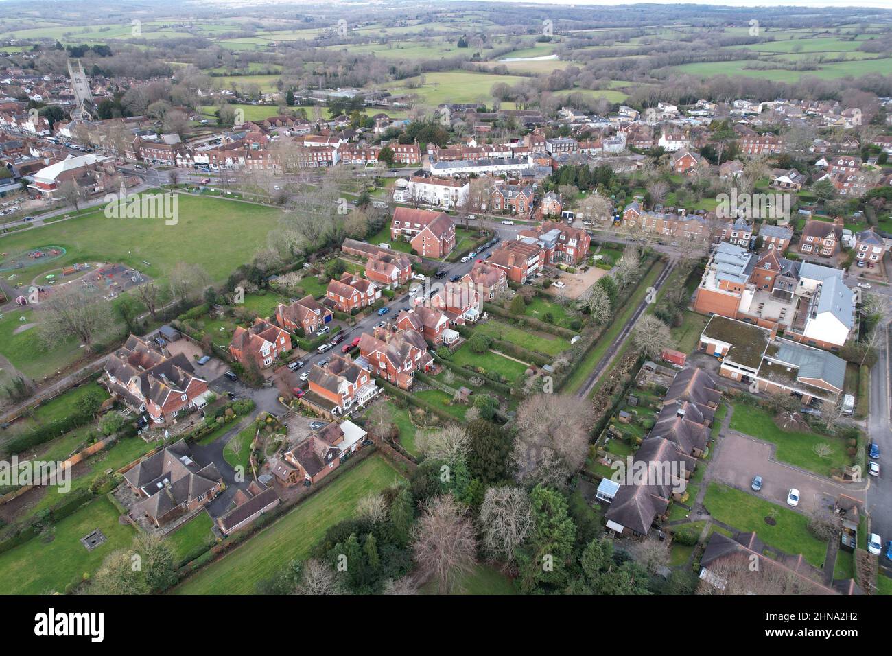 Aerial view of tenterden hires stock photography and images Alamy