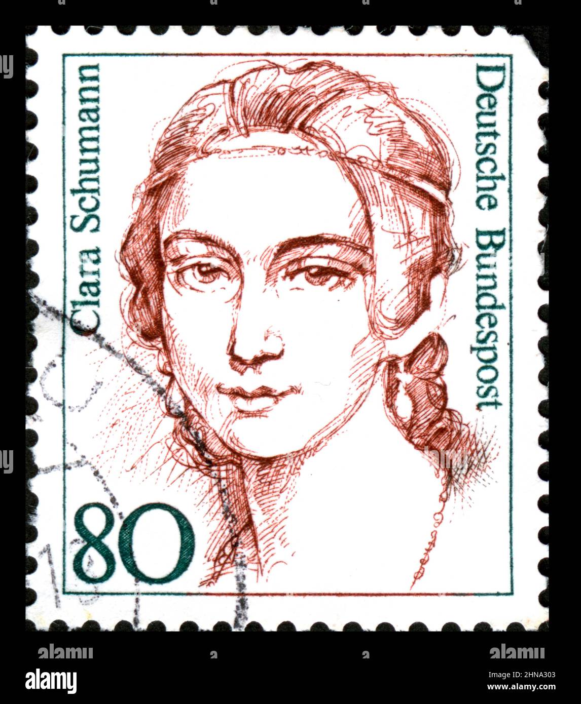 Stamp print in Germany,19861991,Women in German history,Famous Women