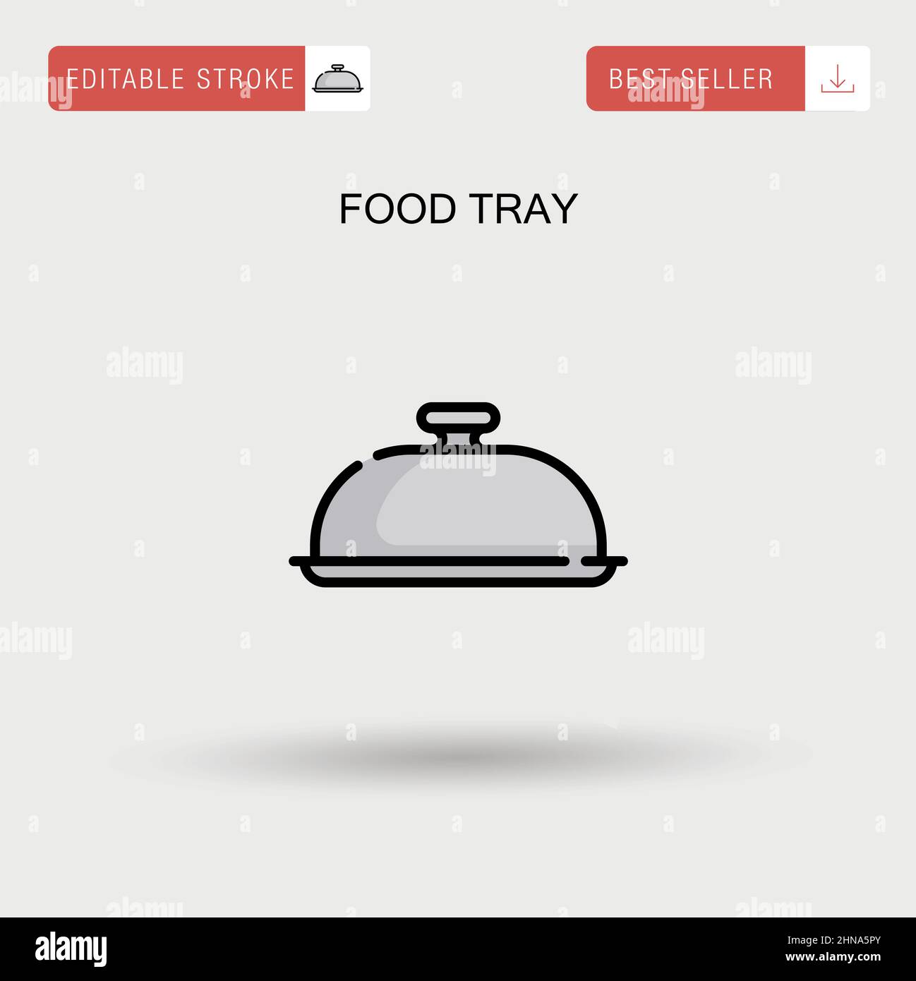 Food tray Simple vector icon Stock Vector Image & Art Alamy