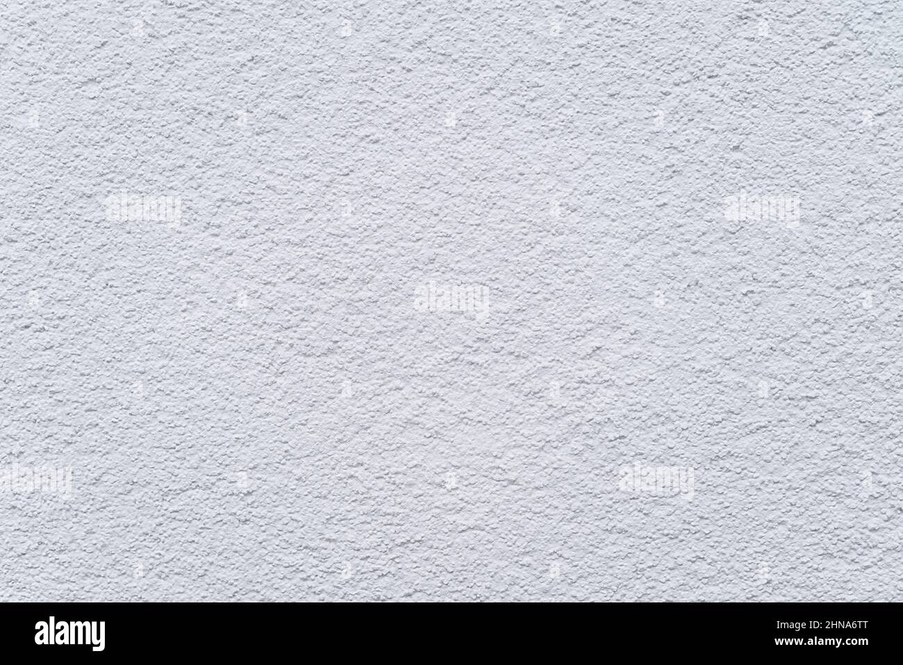 White plastered wall close up. Large texture and background Stock Photo