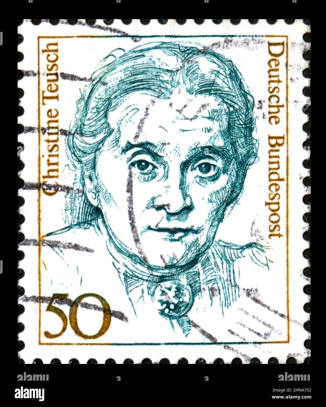 Stamp print in Germany,19861991,Women in German history,Famous Women