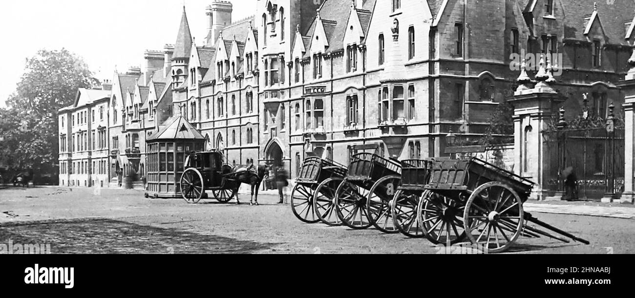Balliol College, Oxford, Victorian period Stock Photo