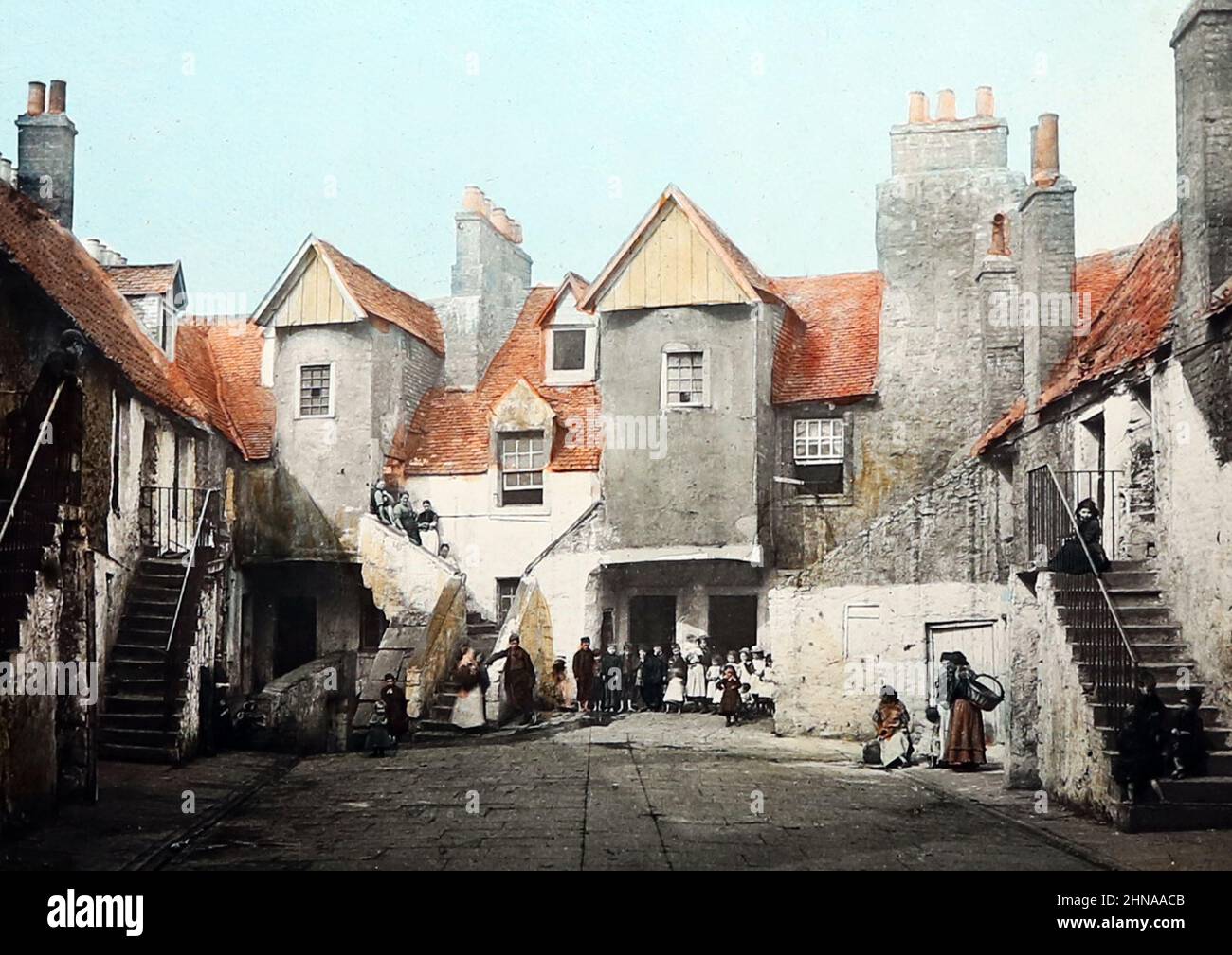 White Horse Close, Edinburgh, Scotland, Victorian period Stock Photo Alamy
