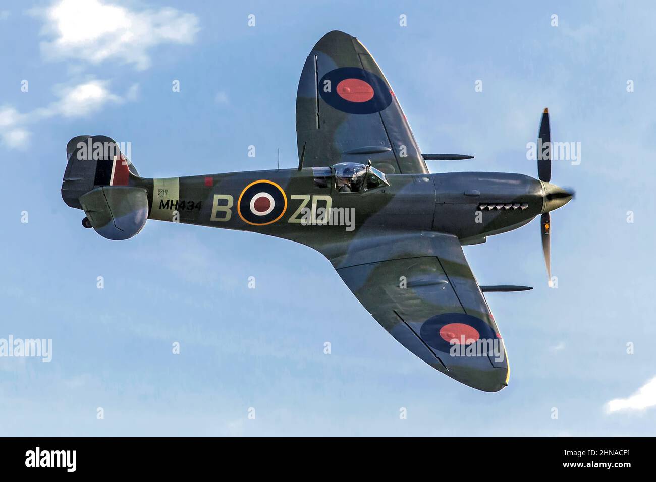 The Legendary and Iconic WWII Supermarine Spitfire Stock Photo