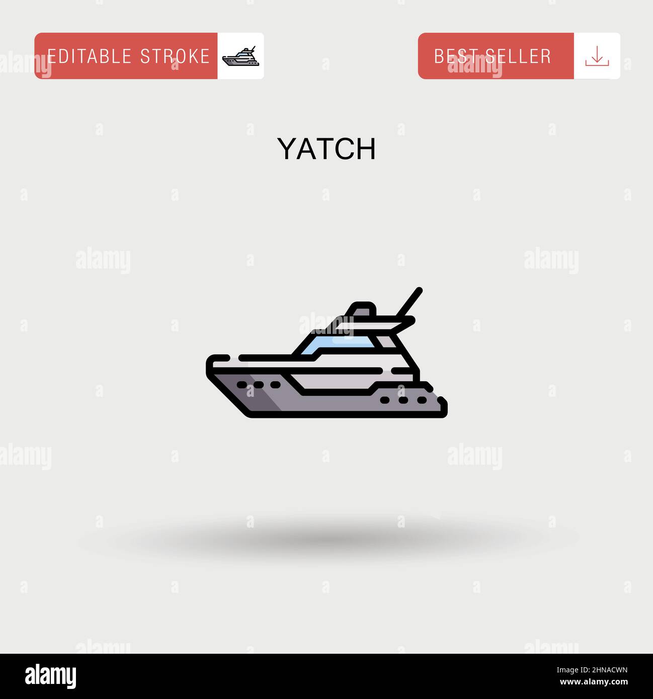 Mediterranean motor boat Stock Vector Images - Alamy
