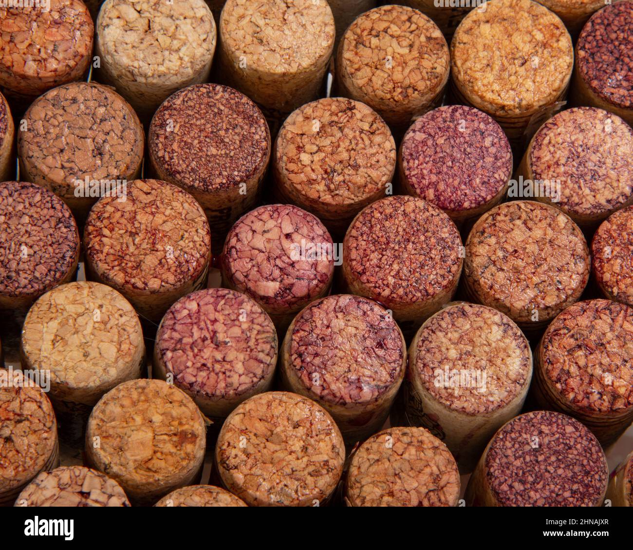 Old vintage wine corks texture background Stock Photo Alamy