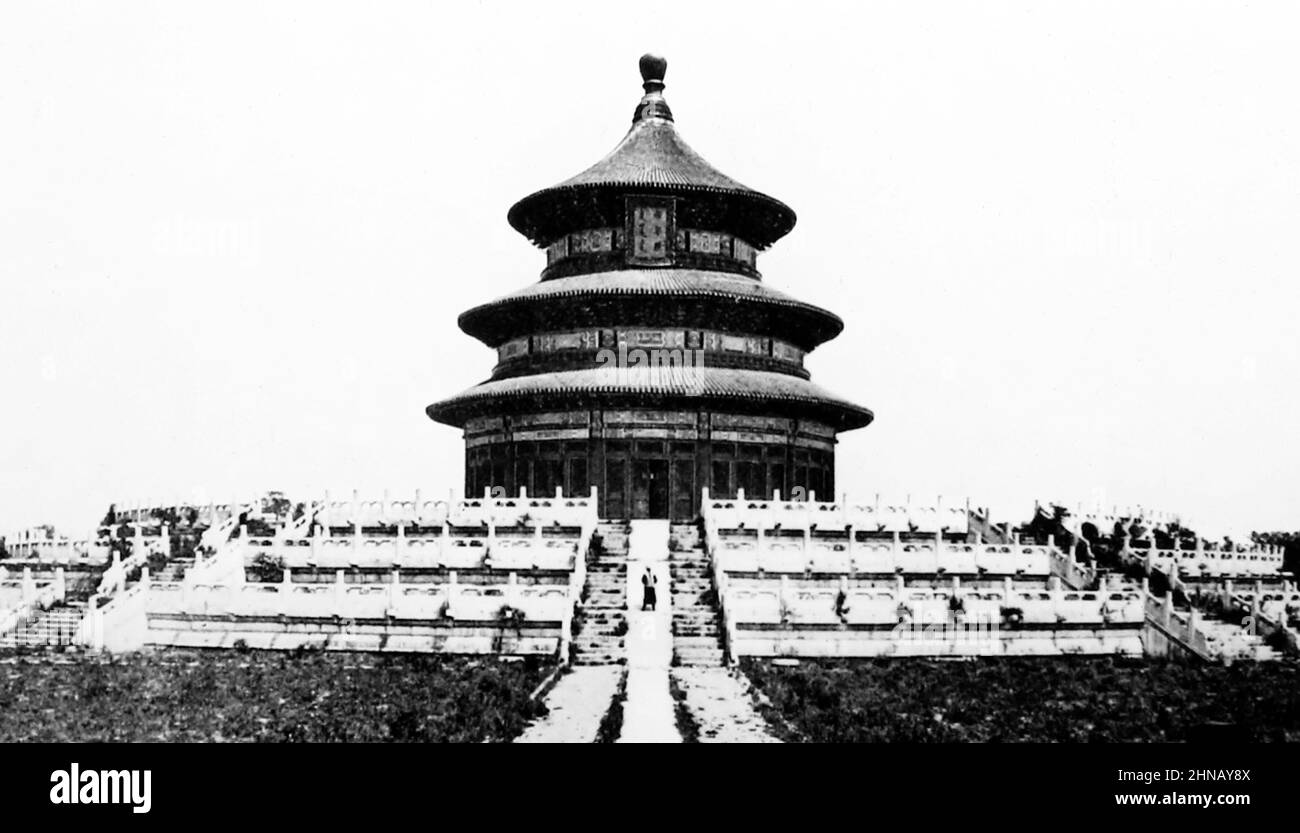 Temple of Heaven, Beijing, China, early 1900s Stock Photo