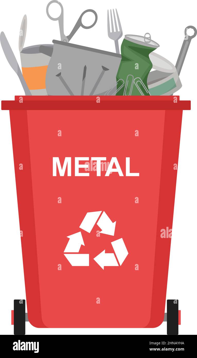 Metal trash bin Vectors & Illustrations for Free Download