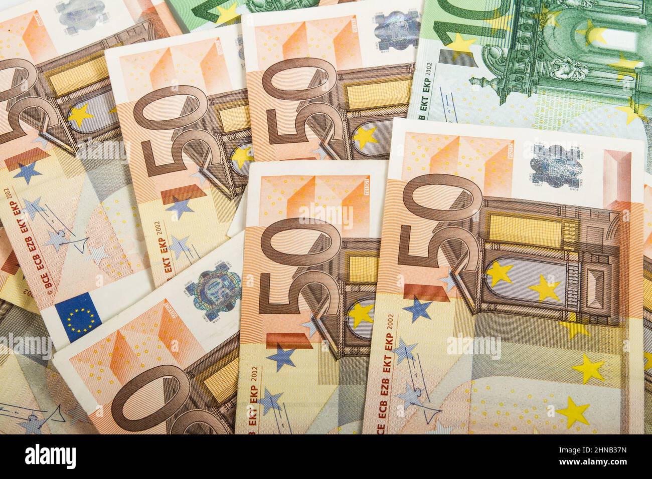 EU Euro bank notes bills Stock Photo - Alamy