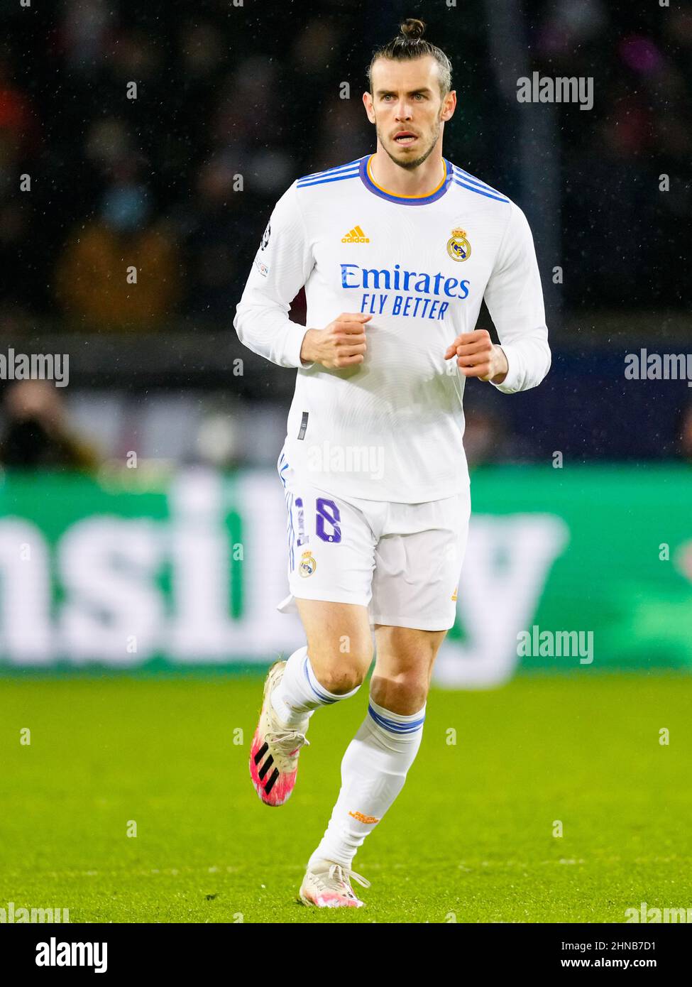 PARIS, FRANCE - FEBRUARY 15: Gareth Bale of Real Madrid prior to the Round Of Sixteen Leg One - UEFA Champions League match between Paris Saint-Germain and Real Madrid at Stade de France on February 15, 2022 in Paris, France (Photo by Geert van Erven/Orange Pictures) Stock Photo