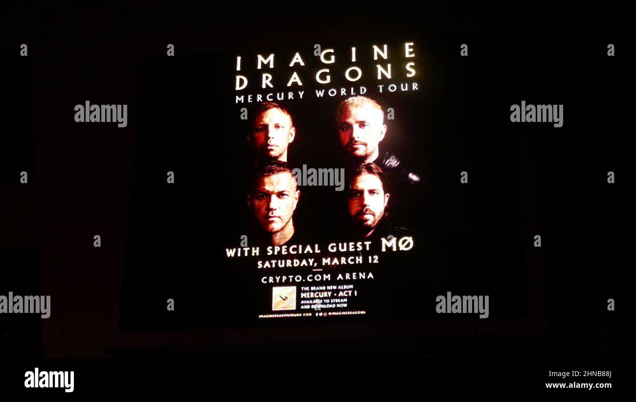 Imagine dragons staples center hi-res stock photography and images - Alamy