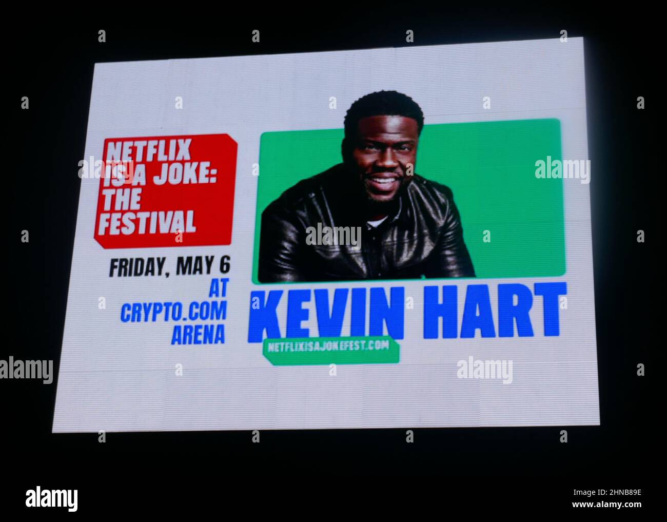 Los Angeles, California, USA 12th February 2022 Kevin Hart Billboard at  Crypto.com Arena on February 12, 2022 in Los Angeles, California, USA.  Photo by Barry King/Alamy Stock Photo Stock Photo - Alamy