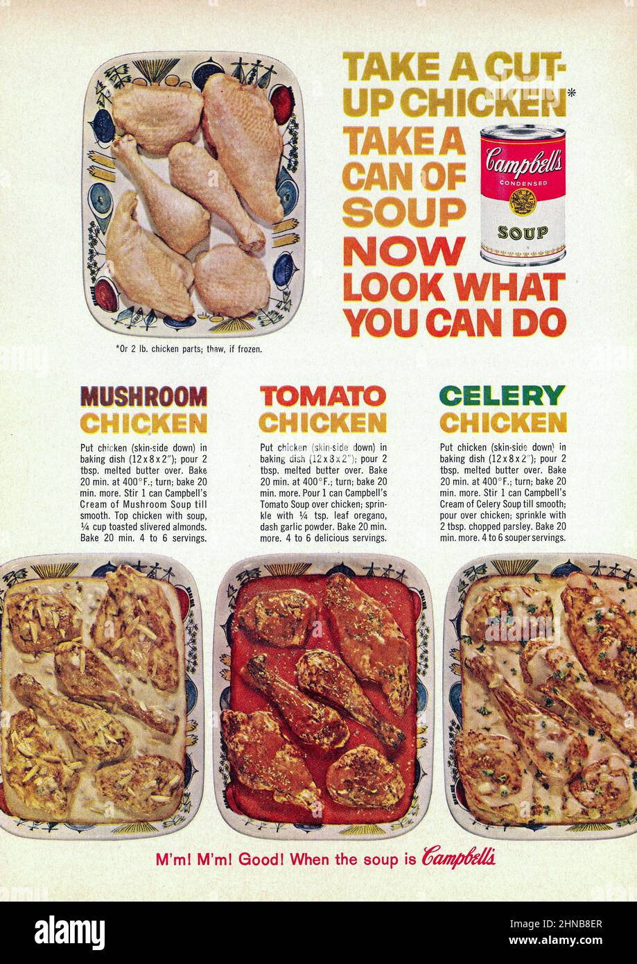 Campbells Soup Advertisement Hi Res Stock Photography And Images Alamy