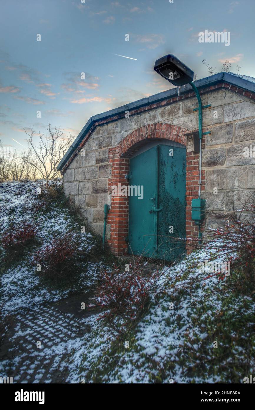 Remains of historic 19th century fortress of Magdeburg Stock Photo - Alamy