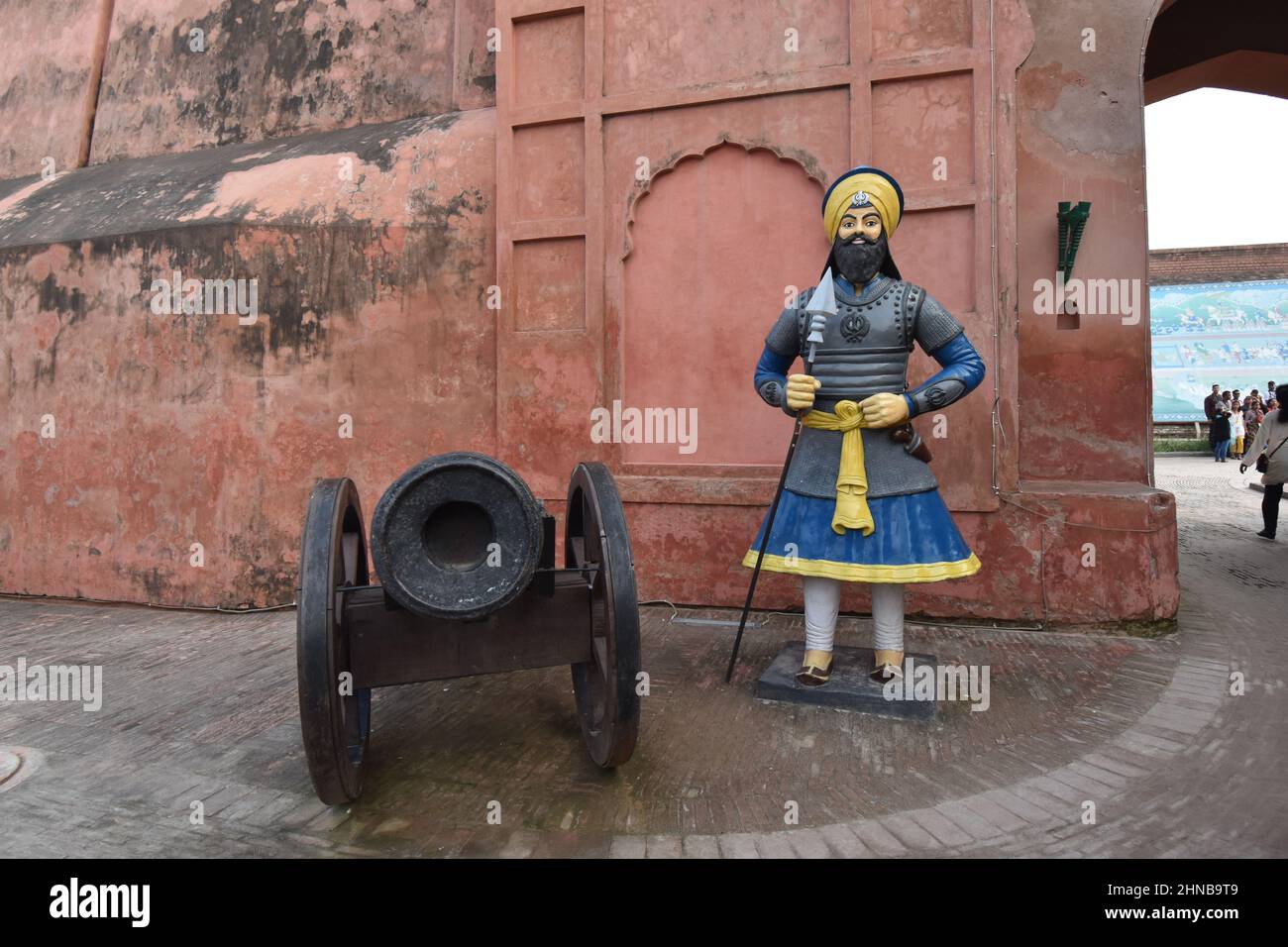 Amritsar, Punjab, India- August 6, 2019: The Gobindgarh Fort, which was built as a military fort over 300 years ago. Stock Photo