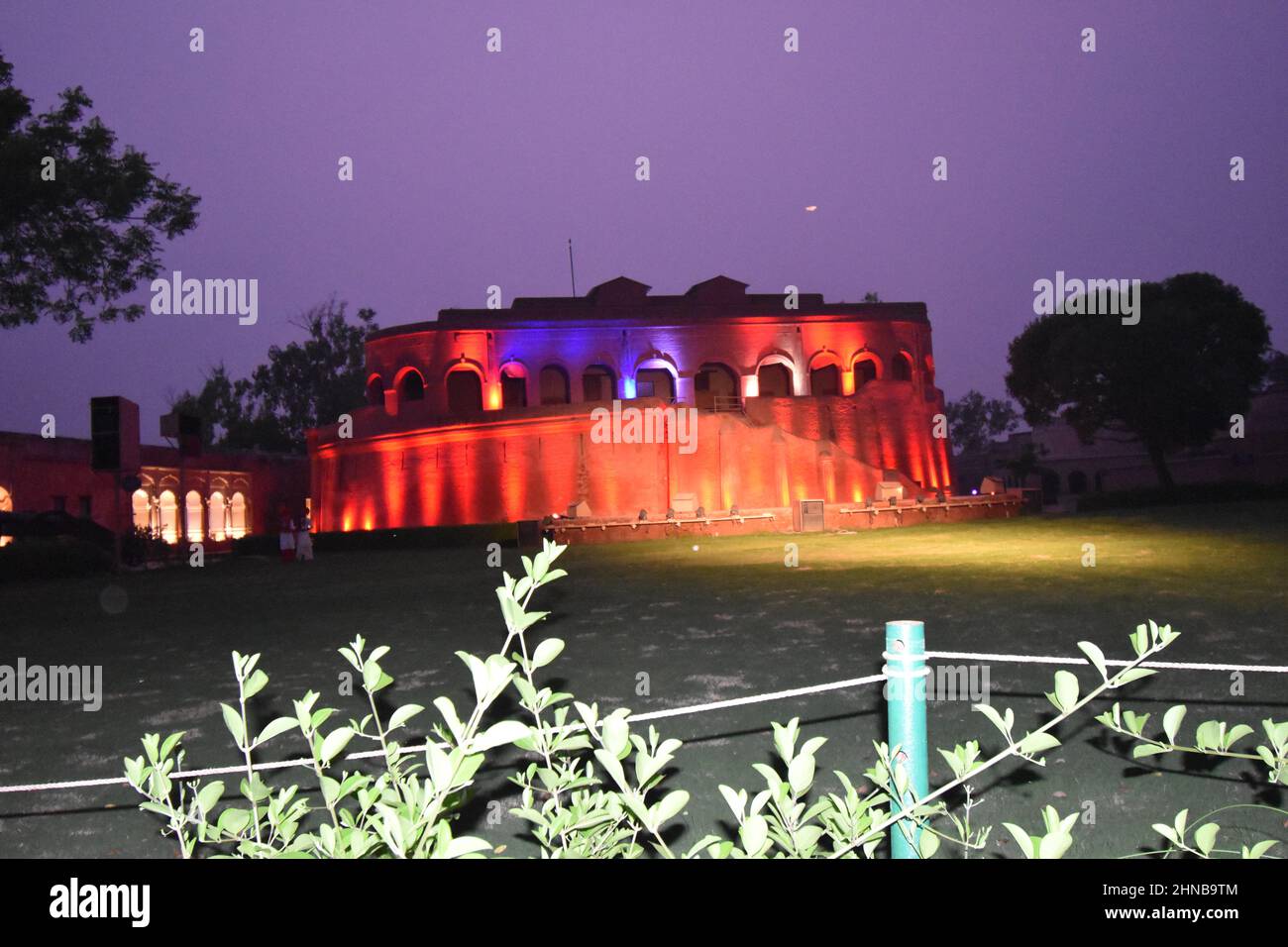 Amritsar, Punjab, India- August 6, 2019: The Gobindgarh Fort, which was built as a military fort over 300 years ago. Stock Photo