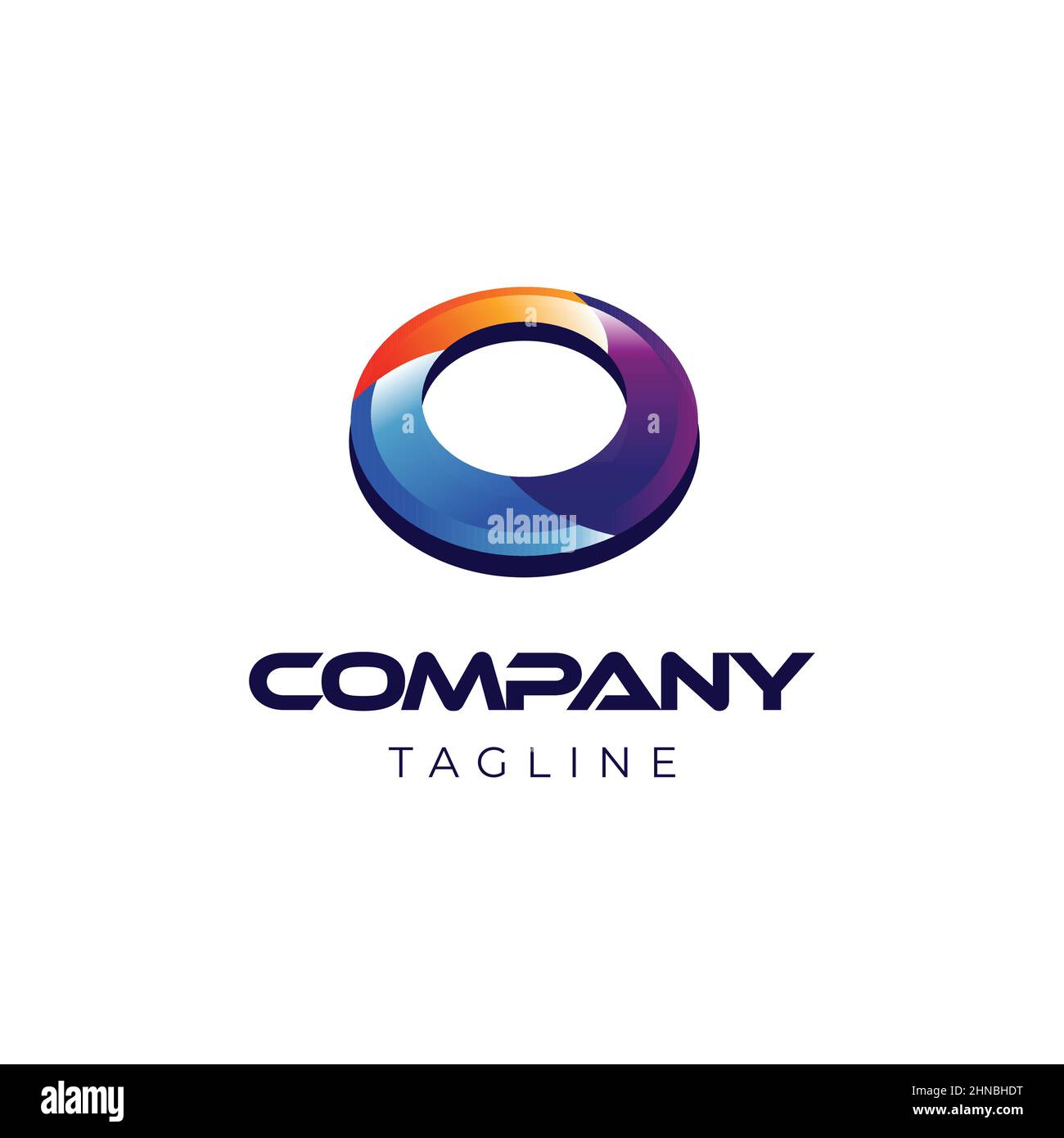 Colorful Ellipse Logo Sign Symbol Icon Stock Vector Image & Art - Alamy