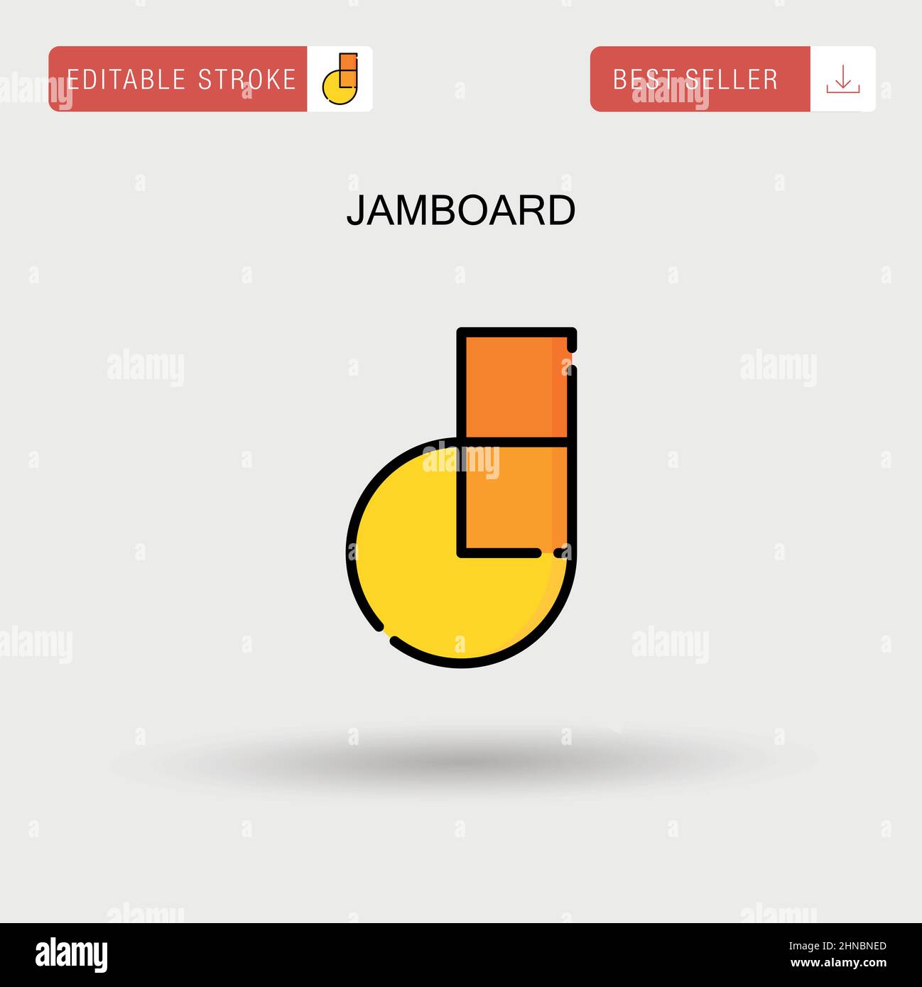 Jamboard Simple vector icon Stock Vector Image & Art Alamy