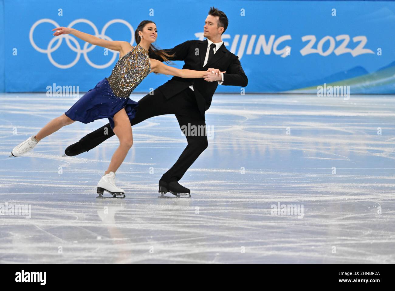 BEIJING, CHINA FEBRUARY 14 Tina Garabedian and Simon Proulx Senecal