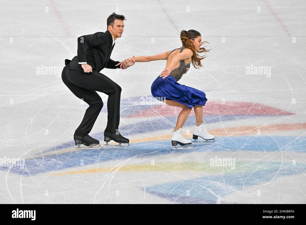 BEIJING, CHINA FEBRUARY 14 Tina Garabedian and Simon Proulx Senecal