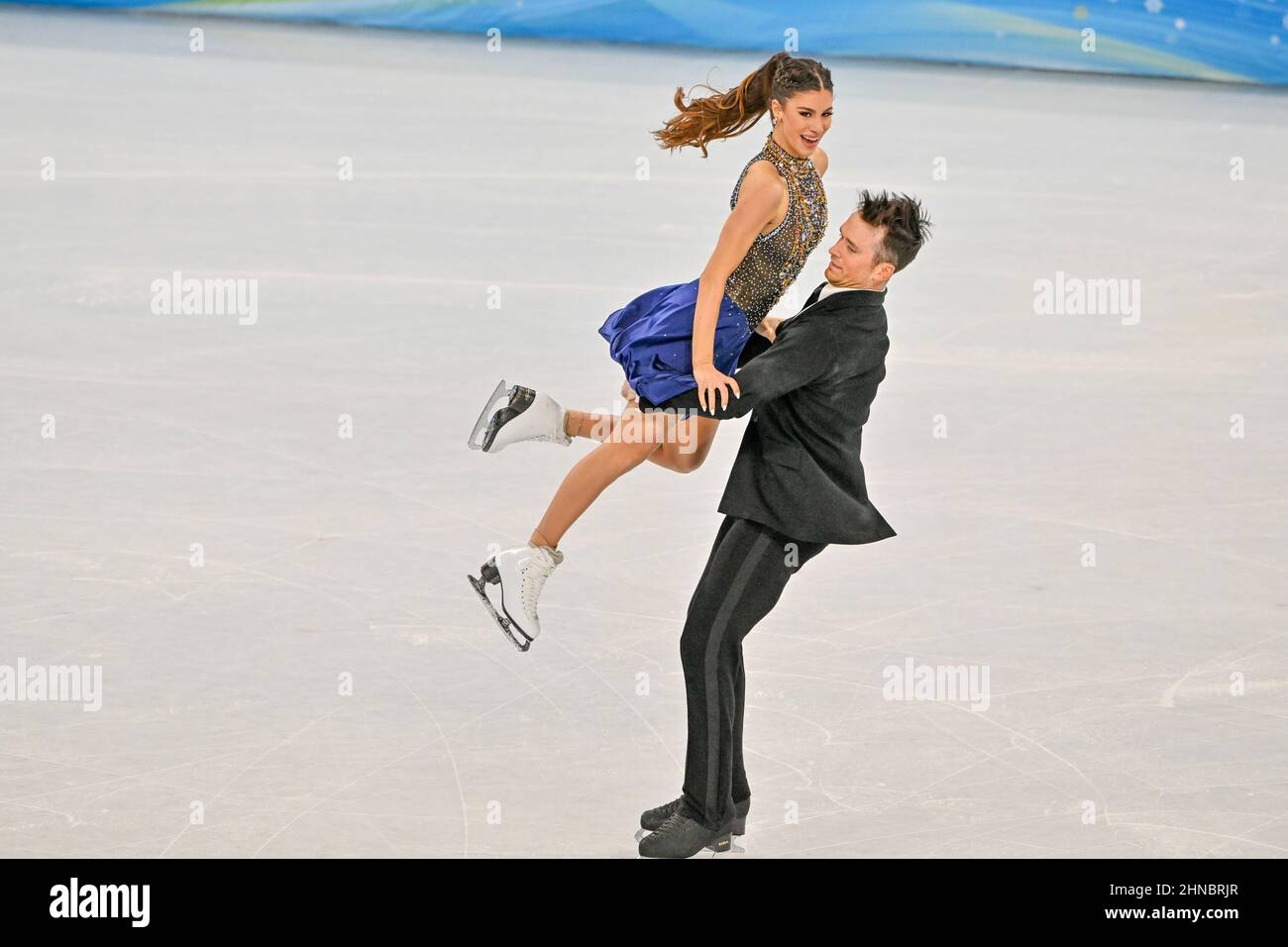 BEIJING, CHINA FEBRUARY 14 Tina Garabedian and Simon Proulx Senecal