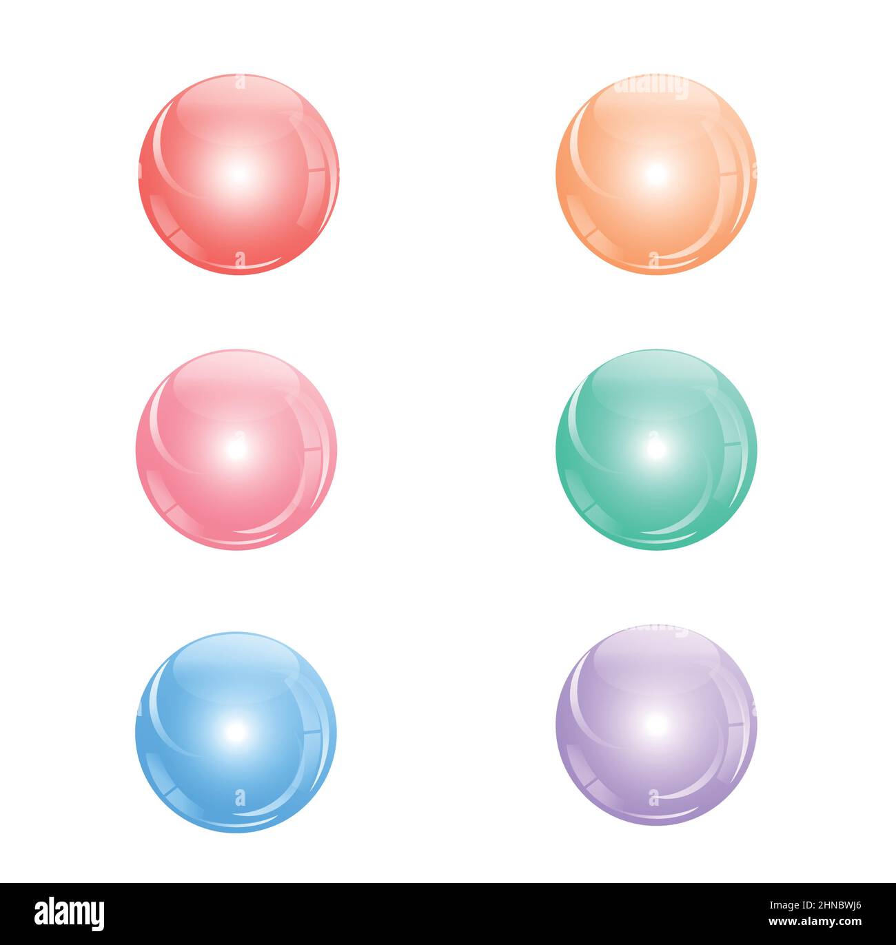 set of spheres vector buttons Stock Vector Image & Art - Alamy