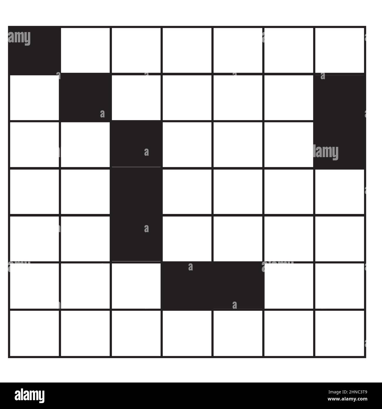 crossword puzzle icon on white background. Leisure game symbol. flat