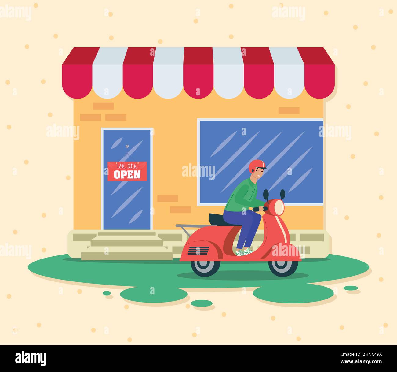 courier in motorcycle delivery service Stock Vector Image & Art - Alamy