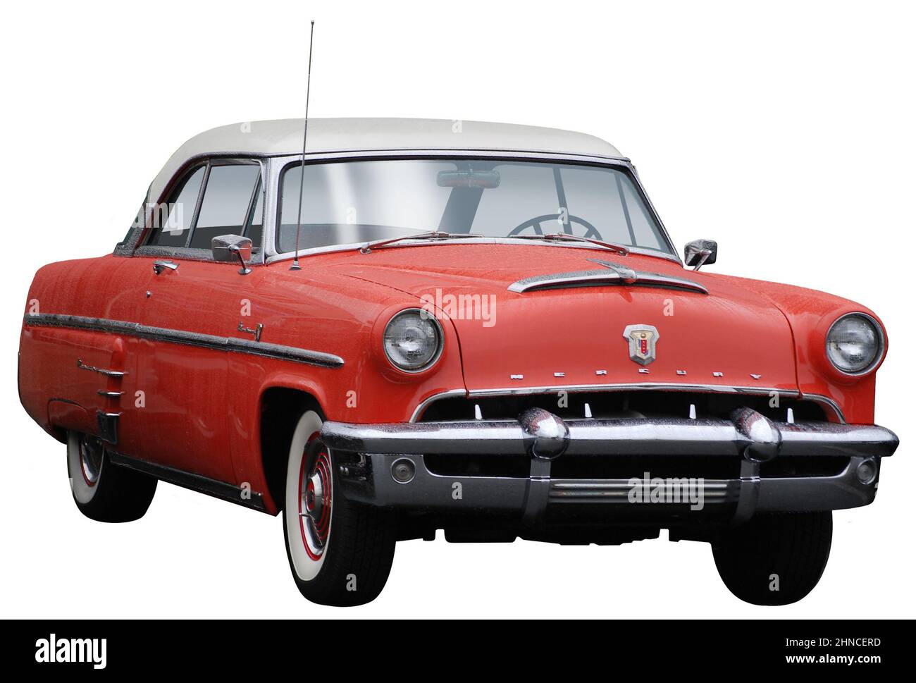 1953 red Mercury Monterey sedan Stock Photo