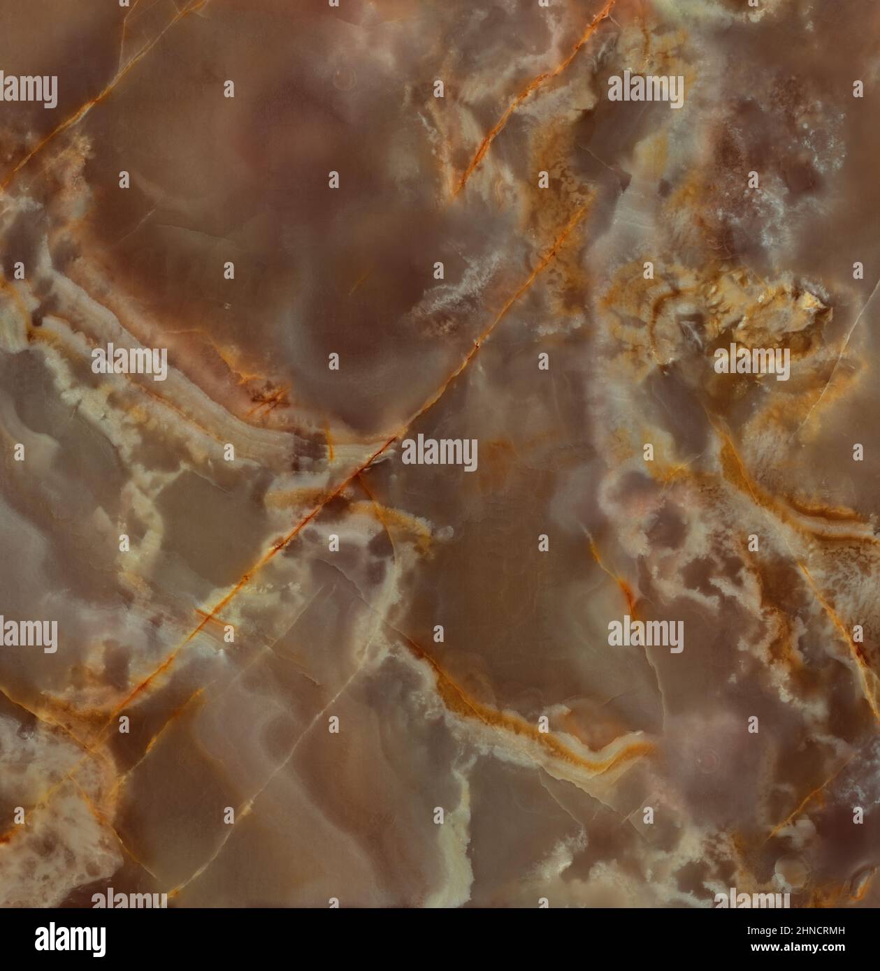 black and orange natural marble pattern texture background Stock Photo