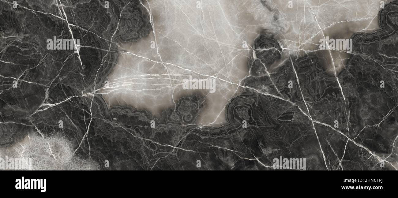 Gray marble pattern (Gold russia) for design and background. Stock Photo