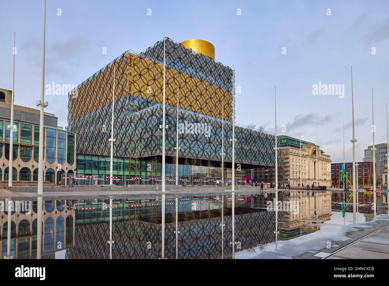 The Library of Birmingham is a public library in Birmingham, England. It is situated on the west side of the city centre at Centenary Square. Stock Photo
