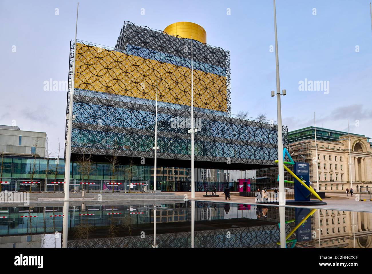 The Library of Birmingham is a public library in Birmingham, England. It is situated on the west side of the city centre at Centenary Square. Stock Photo