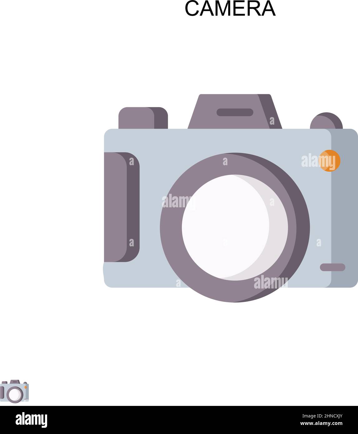 Camera Simple vector icon. Illustration symbol design template for web ...