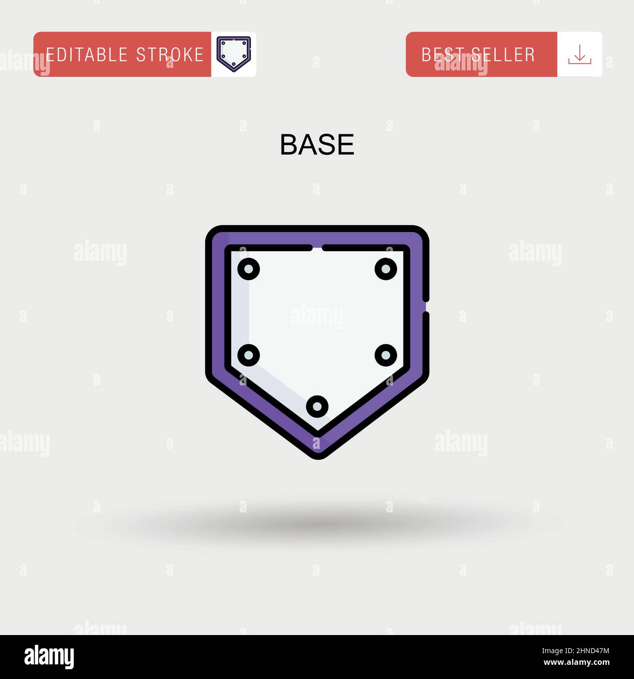 Base Simple vector icon Stock Vector Image & Art - Alamy