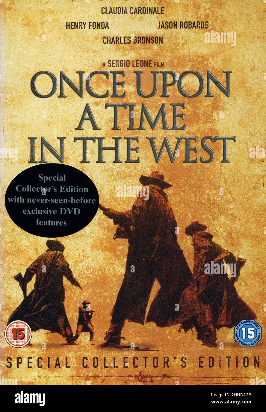 DVD Cover. "Once Upon a Time in the West". Sergio Leone Stock Photo - Alamy