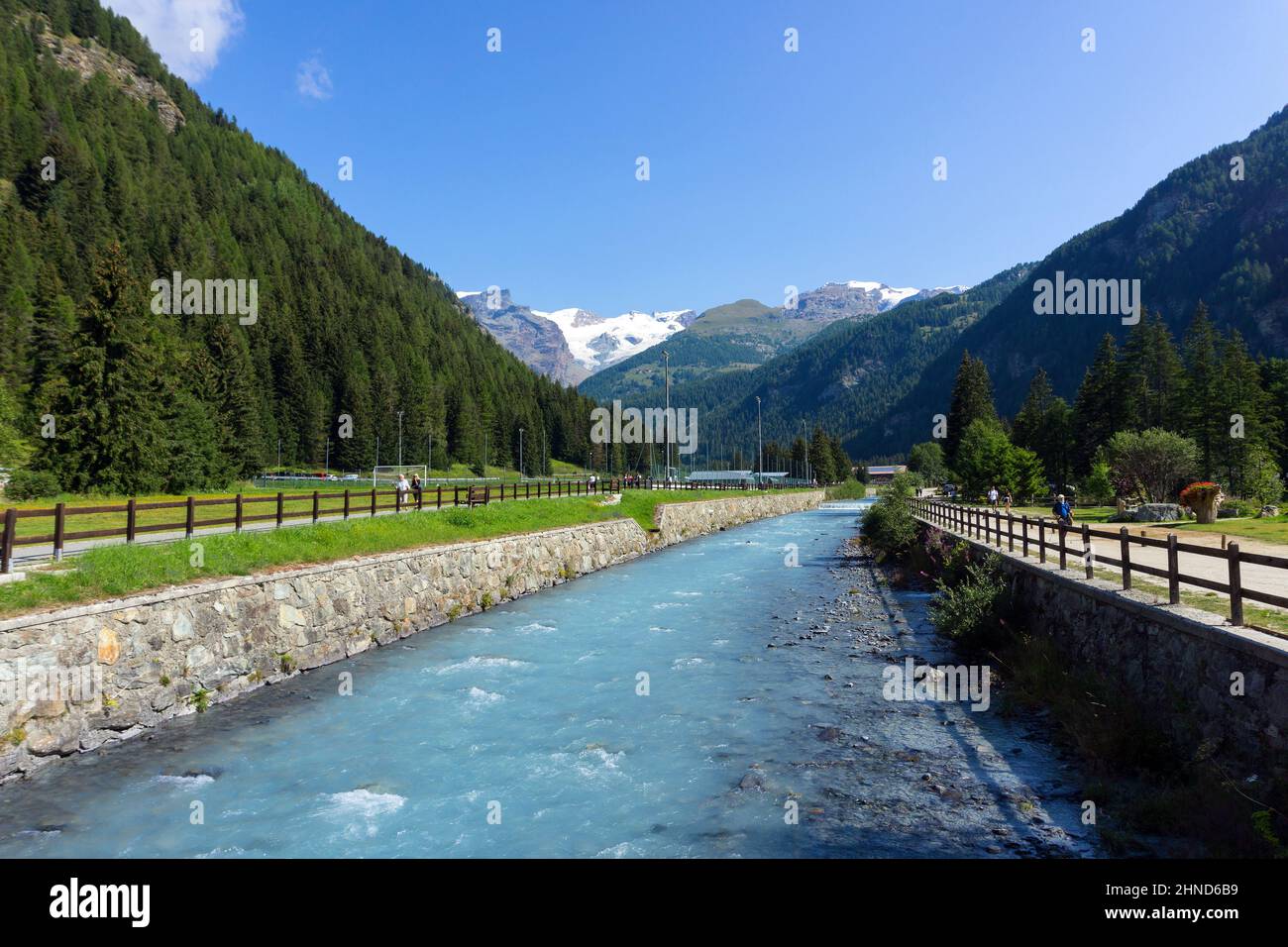 Italy, Aosta Valley, Champoluc Stock Photo