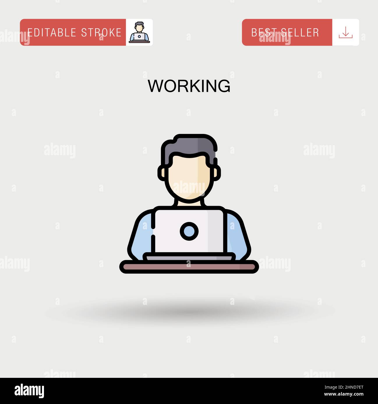 Working Simple vector icon Stock Vector Image & Art - Alamy