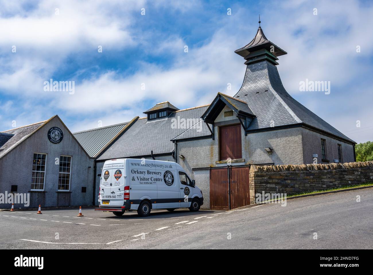 The Orkney Brewery and Visitor Centre at Quoyloo on Mainland Orkney in Scotland, UK Stock Photo