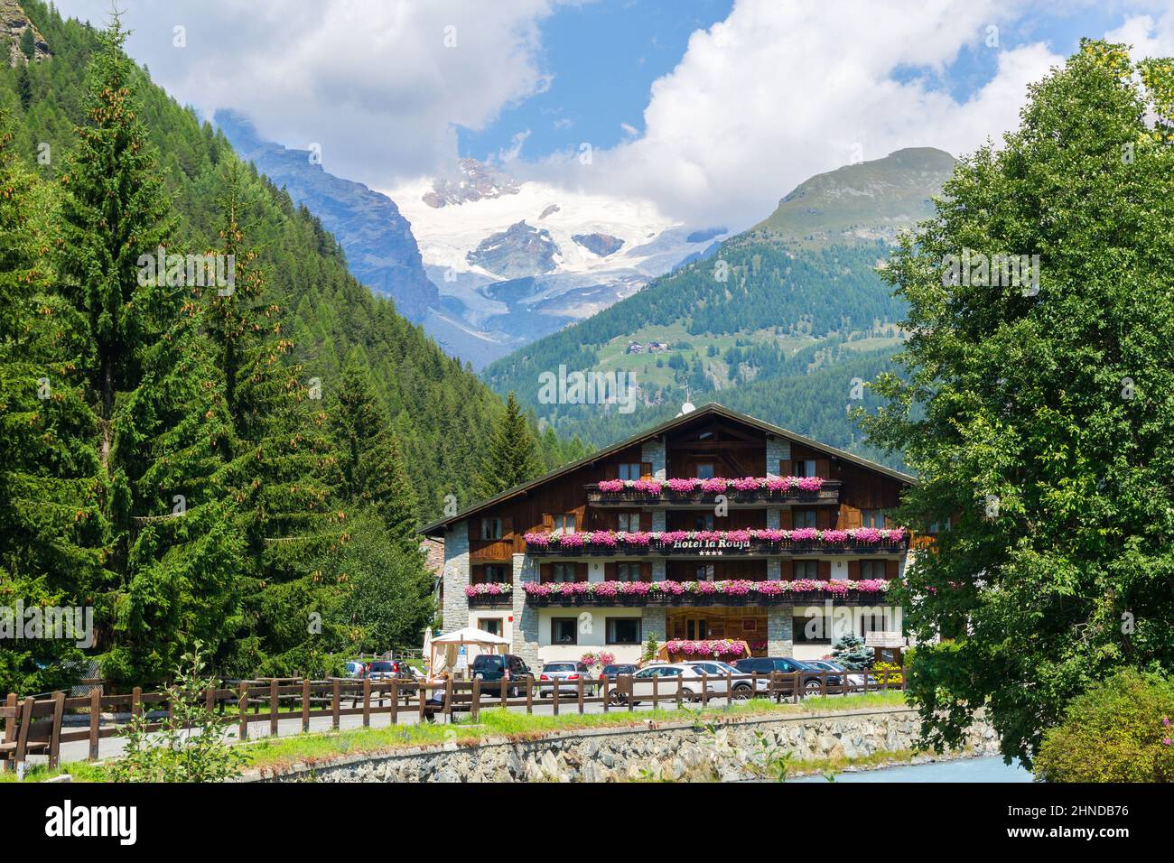 Italy, Aosta Valley, Champoluc Stock Photo
