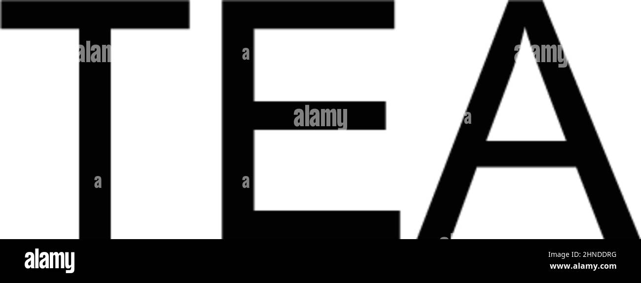 Tea Simple vector icon. Illustration symbol design template for web mobile UI element. Stock Vector