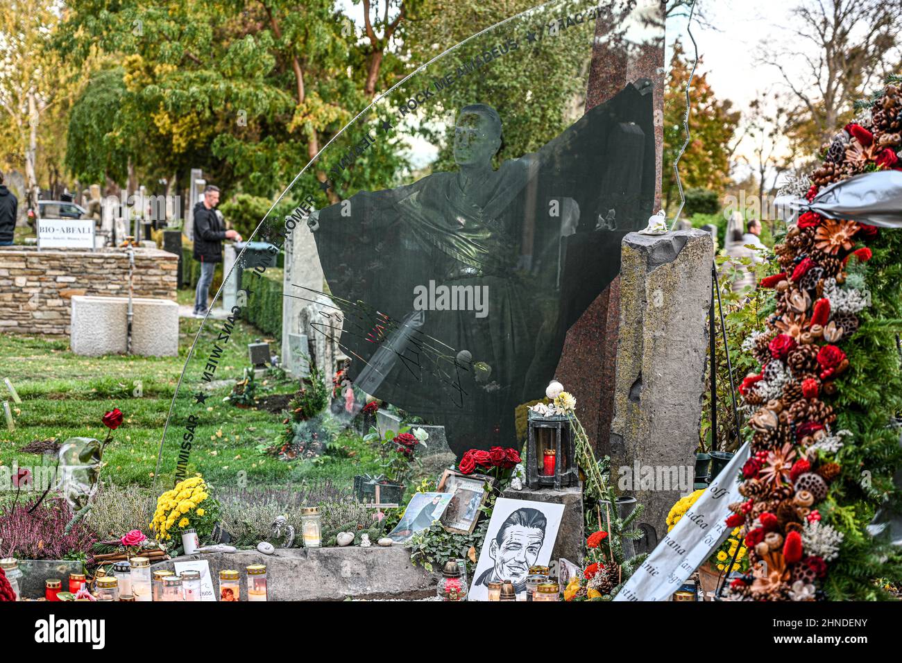 Vienna Central Cemetery Stock Photo Alamy