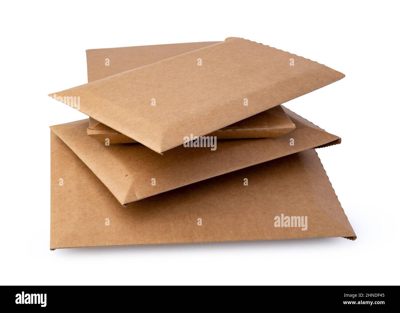 Thick envelope on a white background Stock Photo Alamy