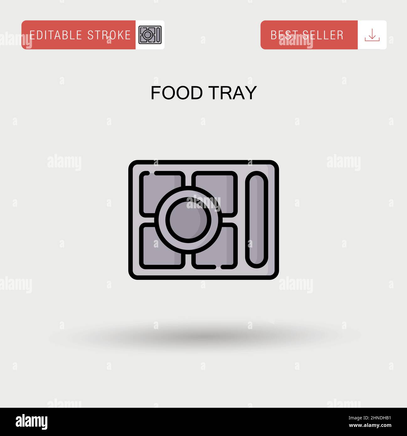 Food tray Simple vector icon Stock Vector Image & Art Alamy