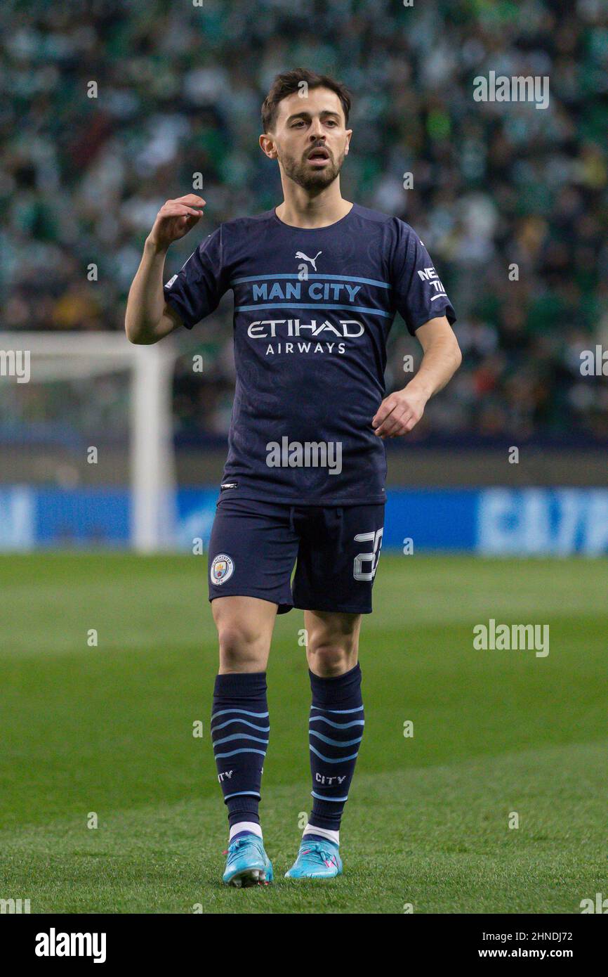 February 15, 2022. Lisbon, Portugal. Manchester City's midfielder from