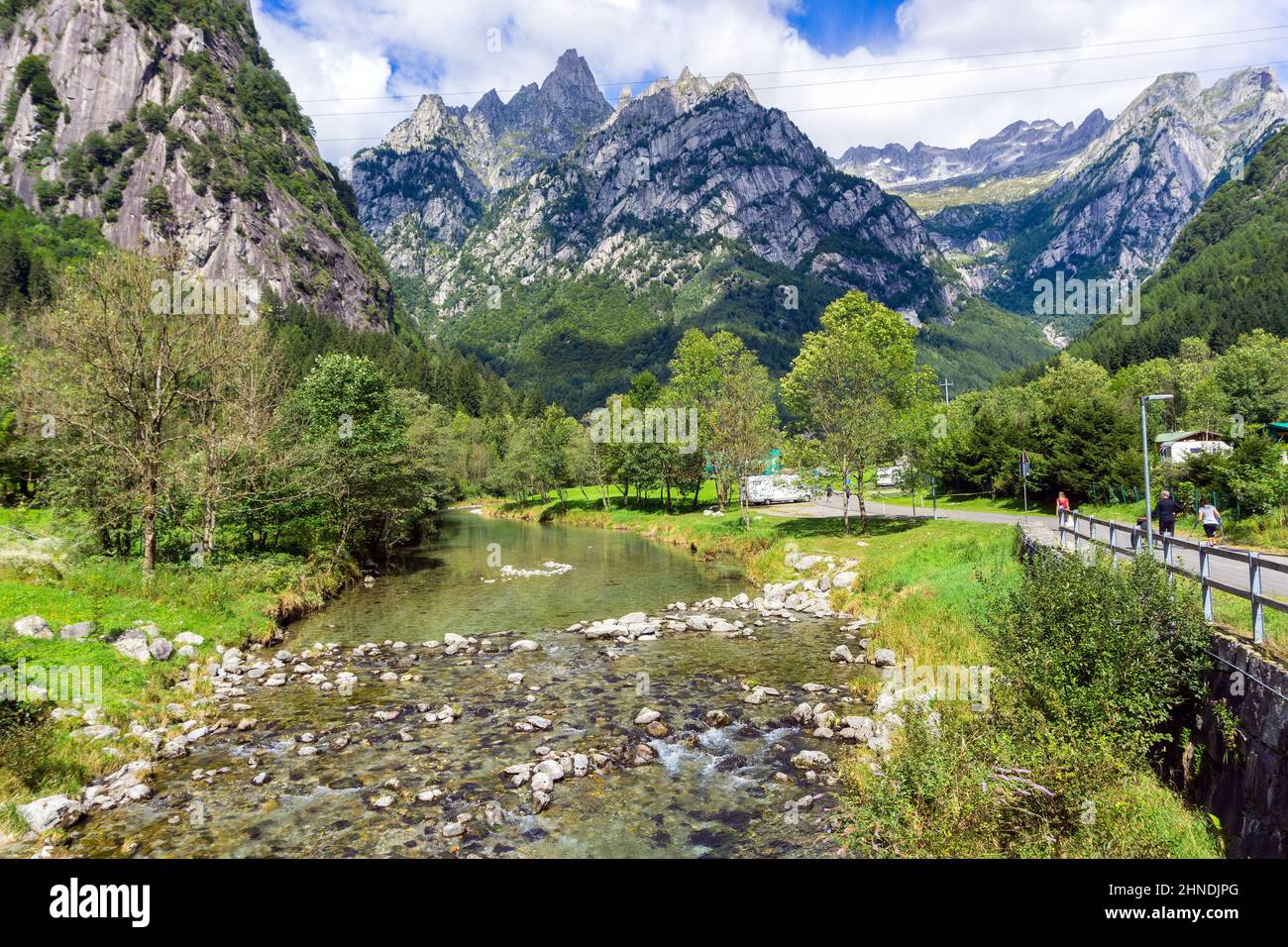 Italy, Lombardy, Valtellina, Val Masino Stock Photo