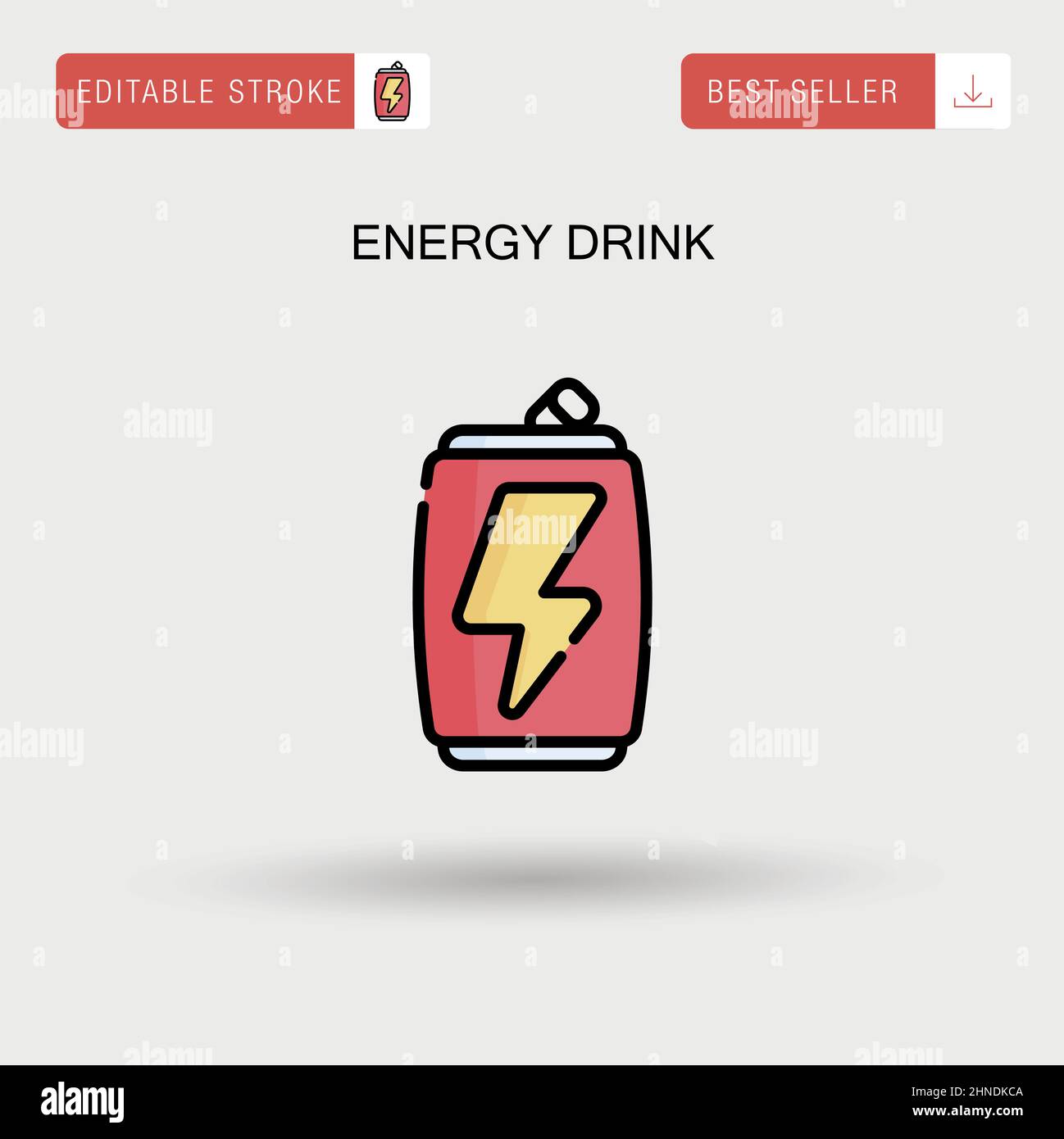 Energy drink Simple vector icon Stock Vector Image & Art Alamy