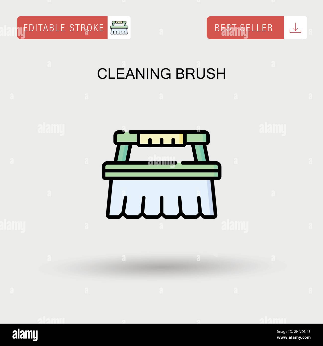 Green scrub brush Stock Vector Images Alamy
