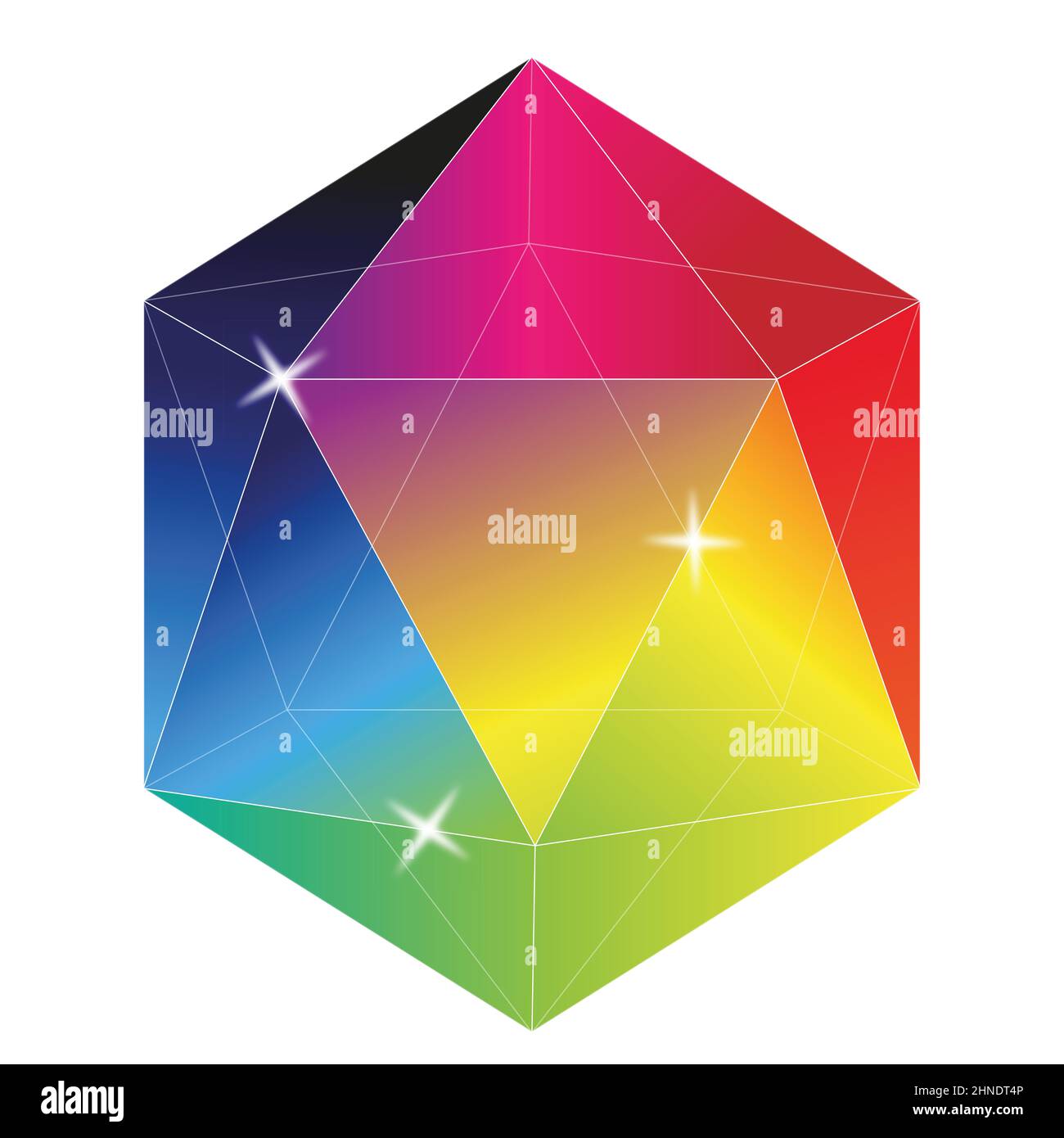 colorful prism image Stock Photo