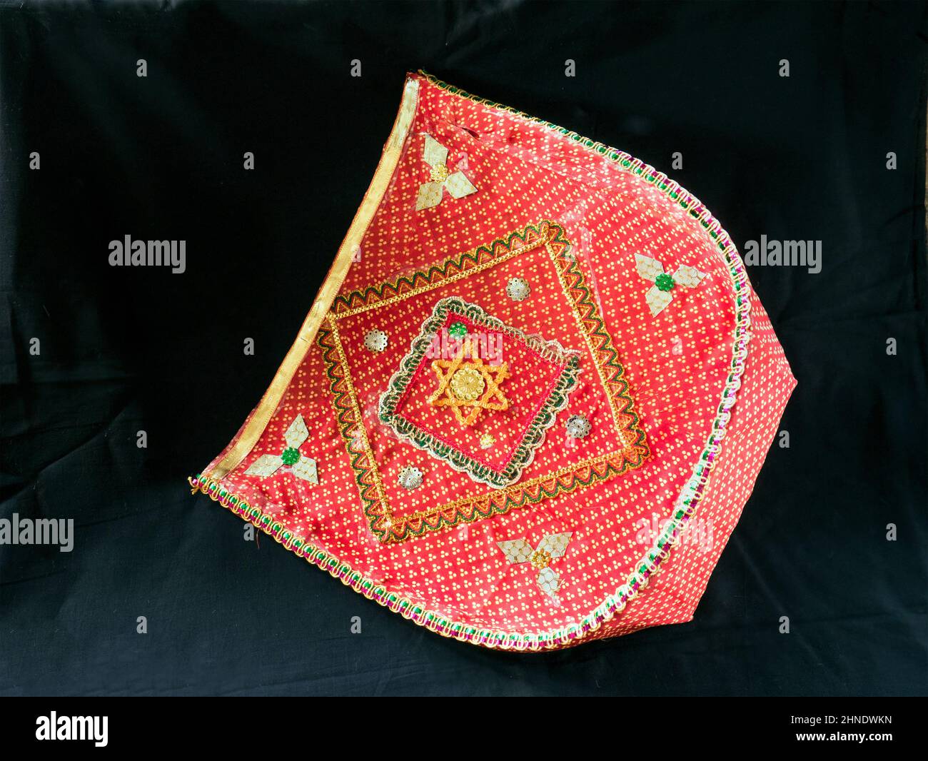 03 04 2019 Bandhani Designed Chhab Supdu Tray For Godhbharai Shrimant ...